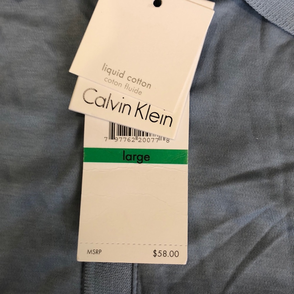 NWT‼️CALVIN KLEIN BLUE SHIRT - Picture 3 of 4